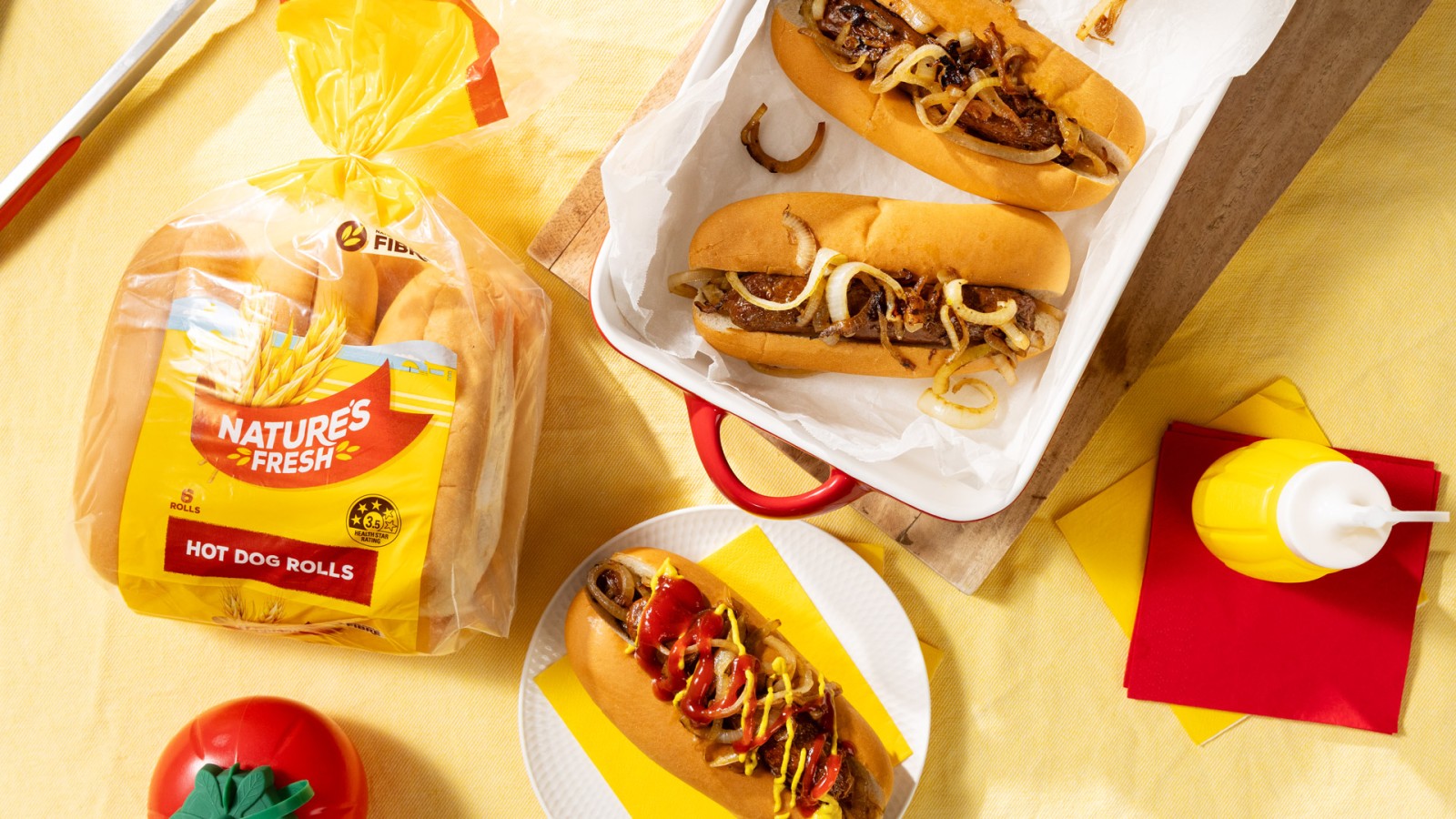 Natures Fresh Hot Dog Rolls NZ